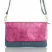 Cartera carrie azul y rosa