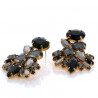 Pendiente luxury negro
