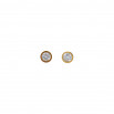 Set light white colgante, pulsera y pendiente.