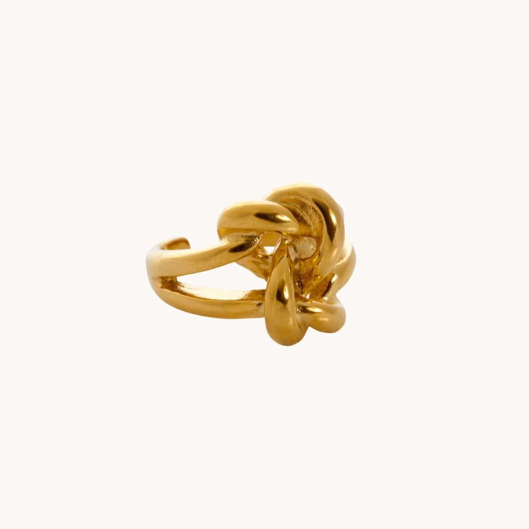 ANILLO NUDO DORADO