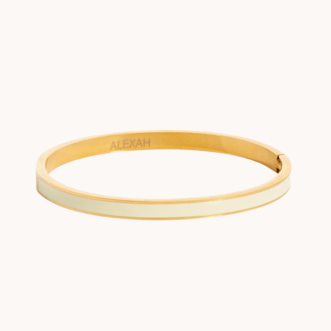 BRAZALETE ESMALTE BLANCO