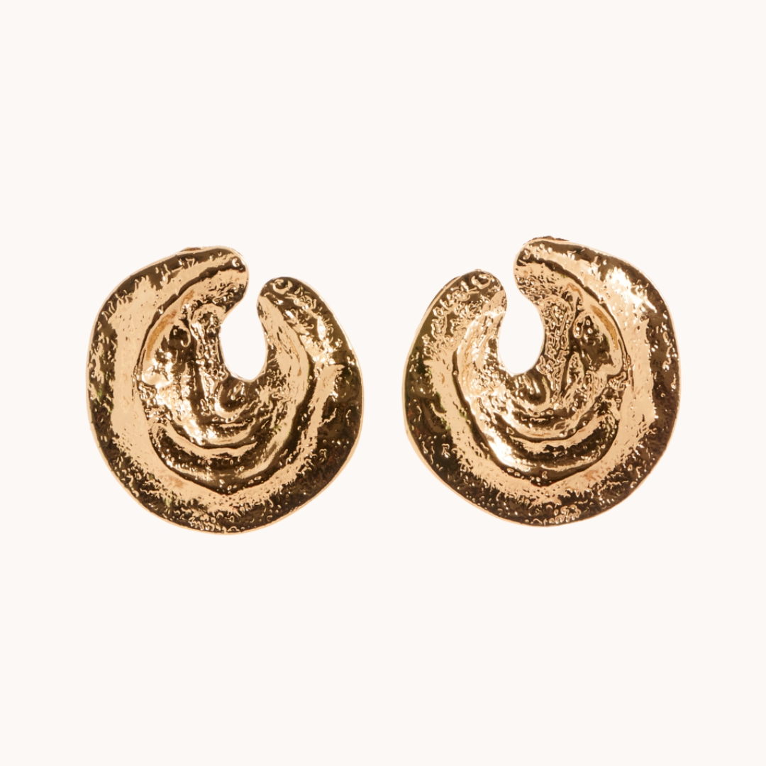 PENDIENTE SANTORINI SOLAR DORADO